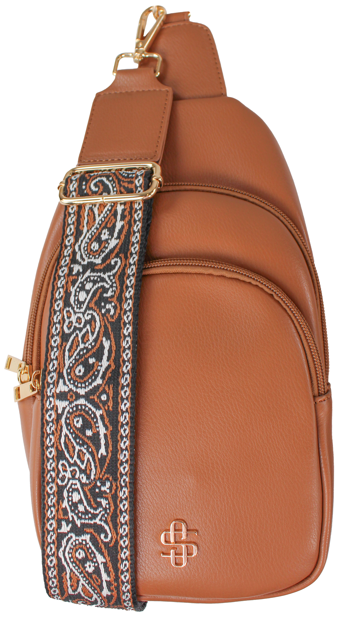 SIMPLY SOUTHERN LEATHER SLING COCOA