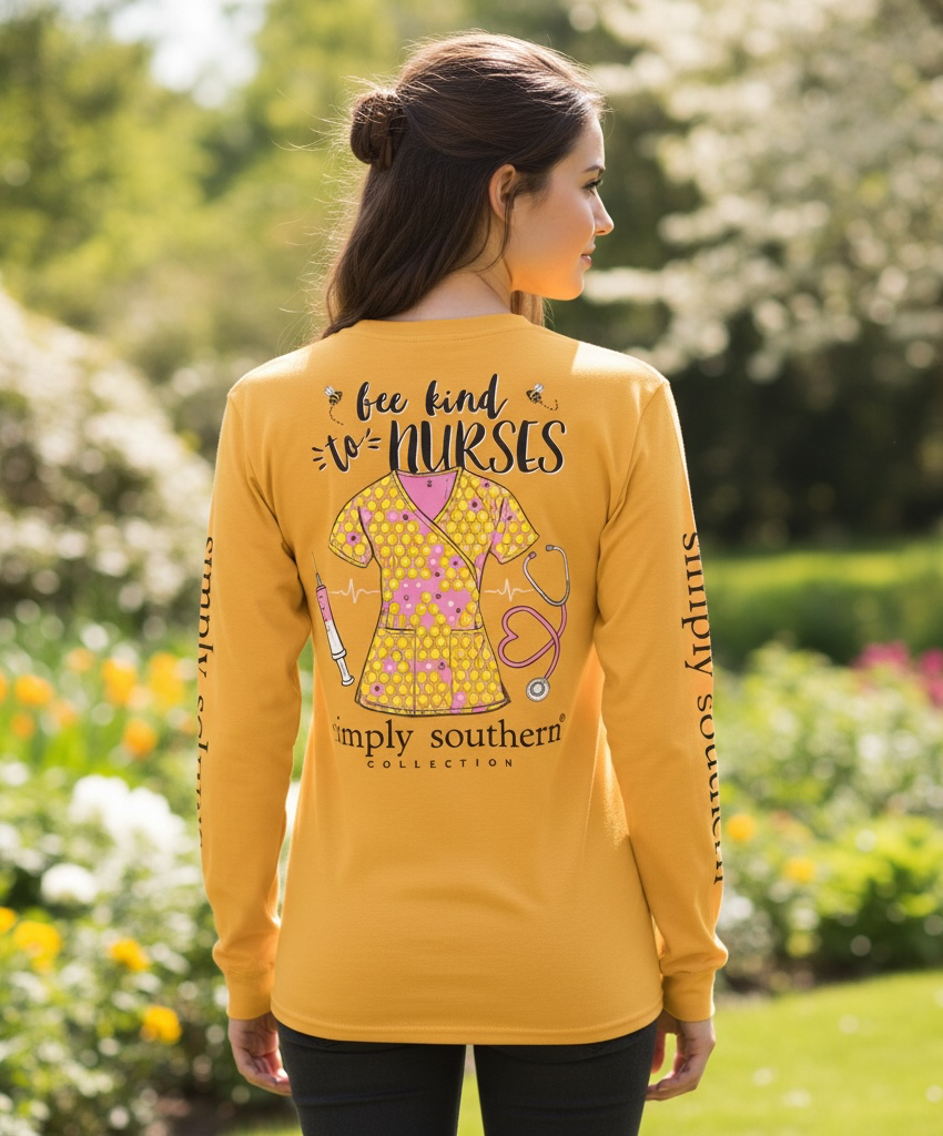 BEE KIND TO NURSES LONG SLEEVE TEE