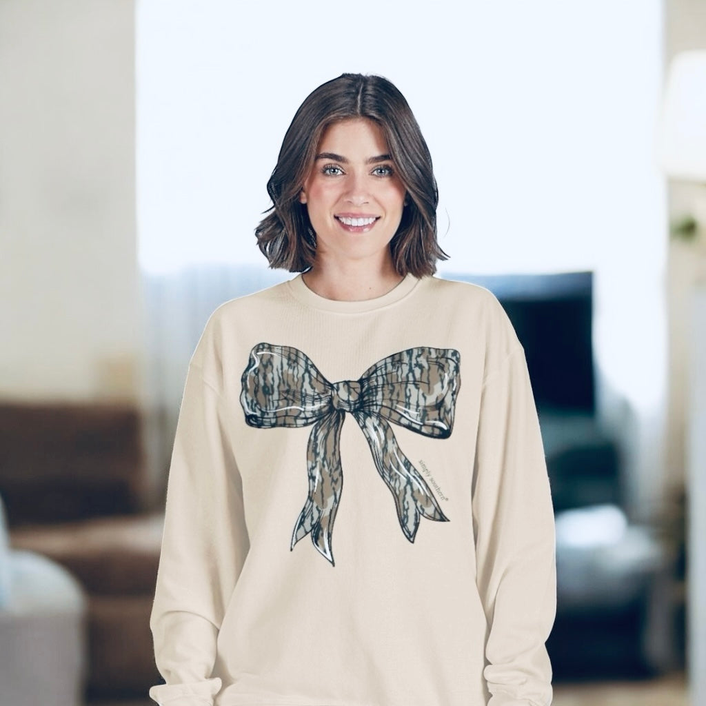 Simply Southern Crew Camo Bow