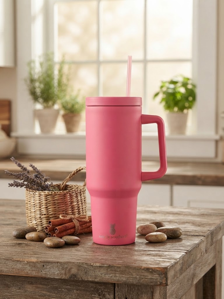 Simply Southern Tumbler Pink