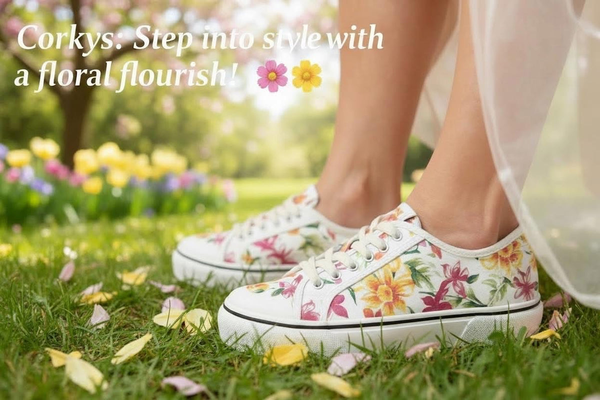 Corkys Waiting List White Floral