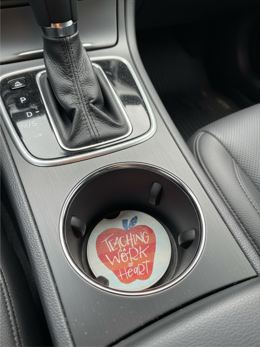 Simply Southern Car Coaster Teacher