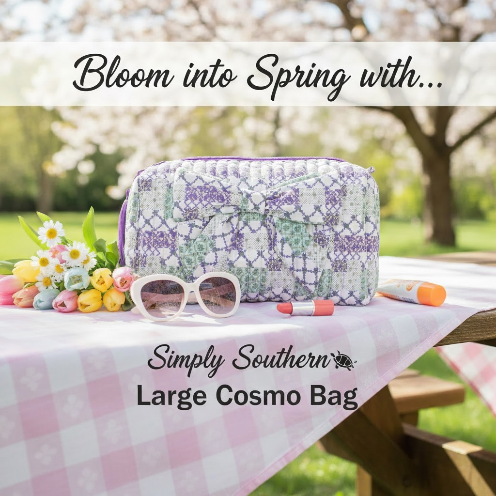 Simply Southern Large Cosmo Bag Patchwork