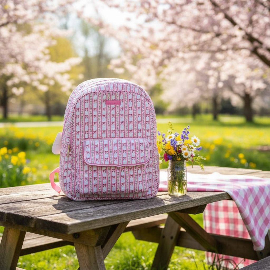 Simply Southern Backpack Pink Bow