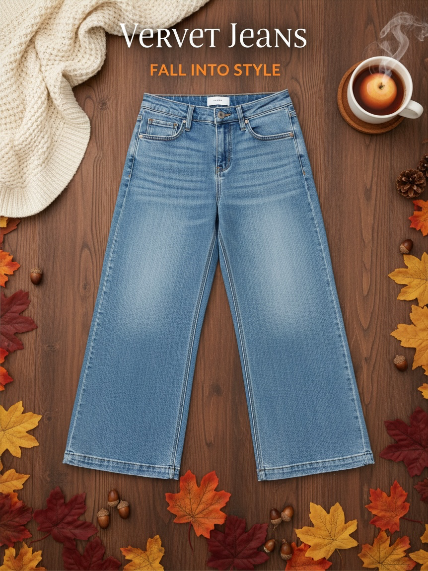 Vervet Olivia Wide Leg Jeans