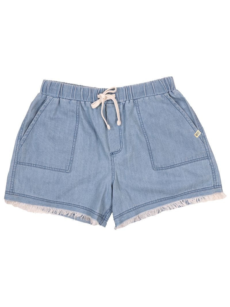 CHAMBRAY SHORTS