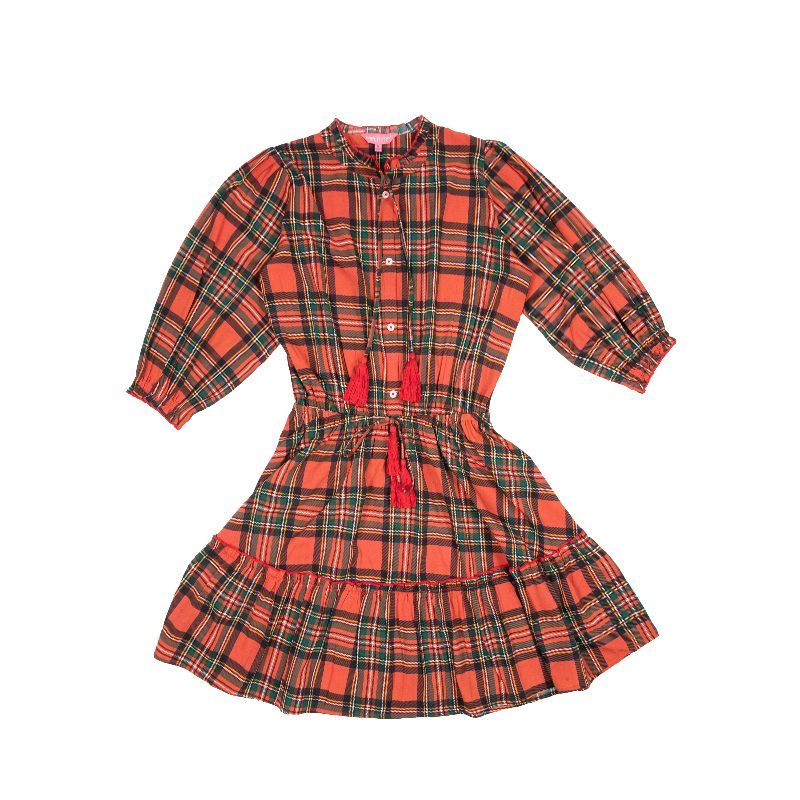 HOLIDAY DRESS RED PLAID