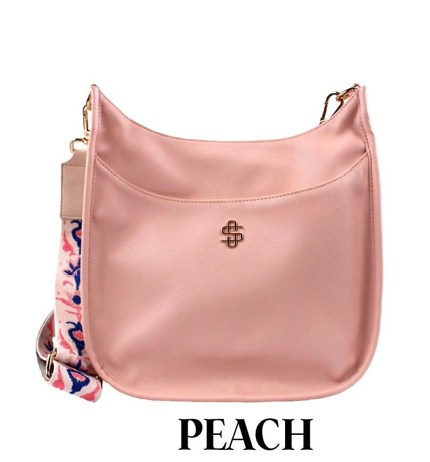 LEATHER SATCHEL PEACH