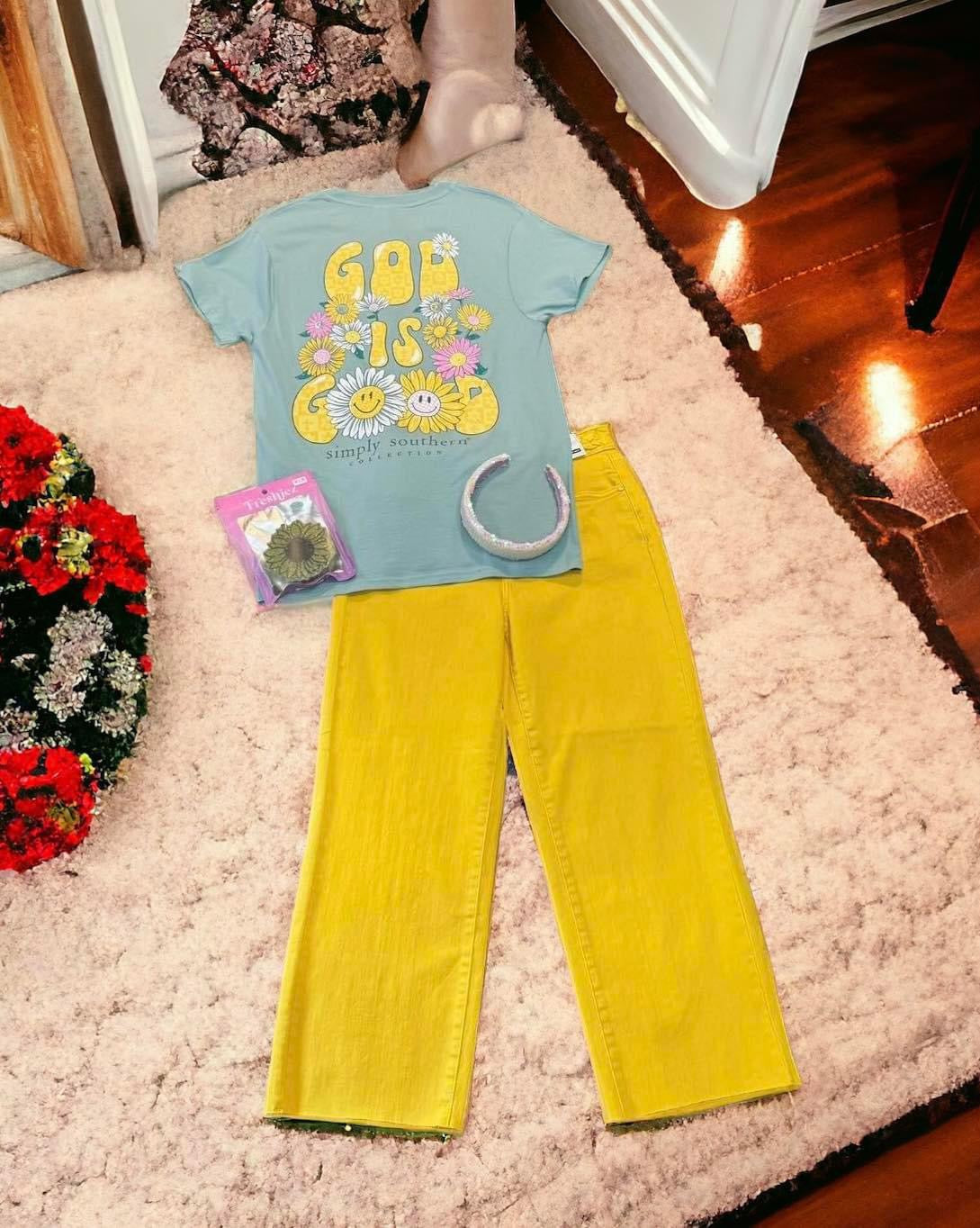 JUDY BLUE HIGH WAIST YELLOW STYLE#JB88777C