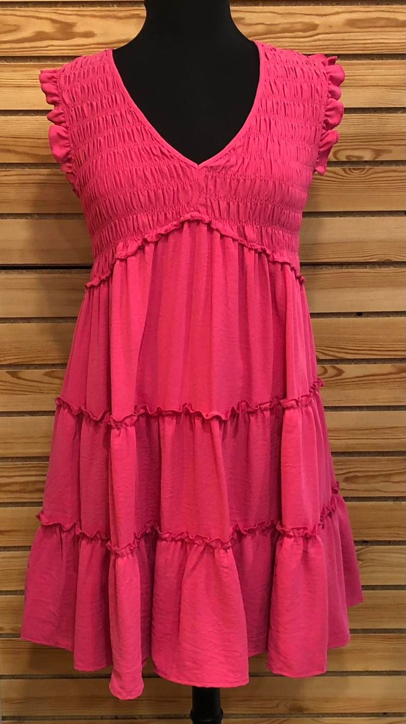 PEASANT DRESS PINK
