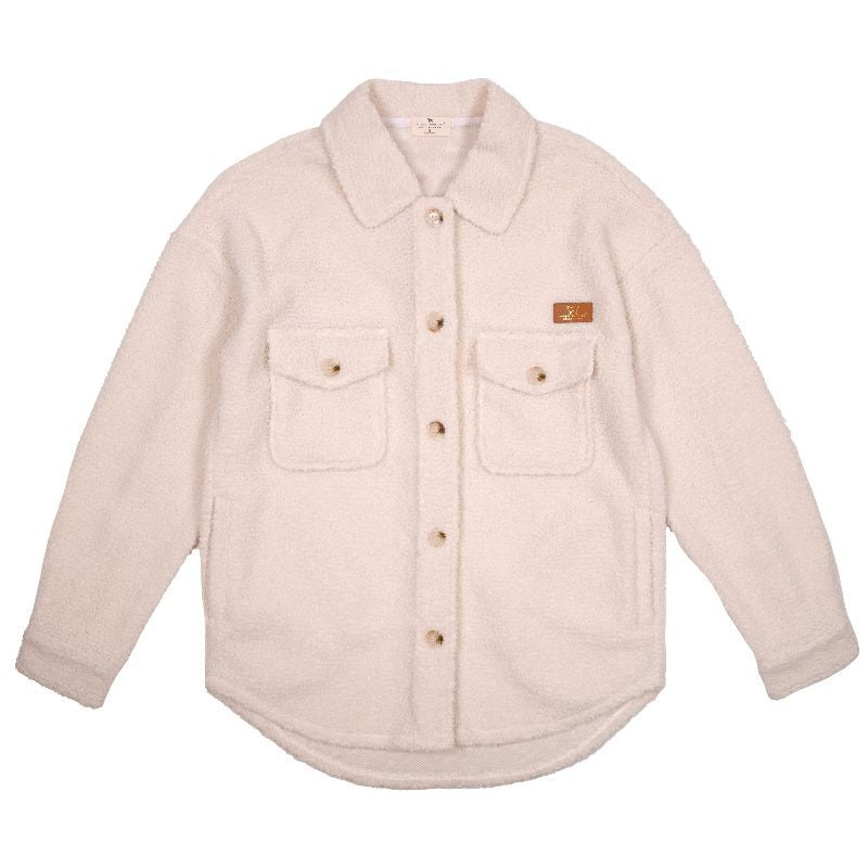 FUZZY SHACKET CREAM