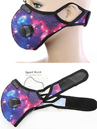 Multi Color Double Vent Face Mask