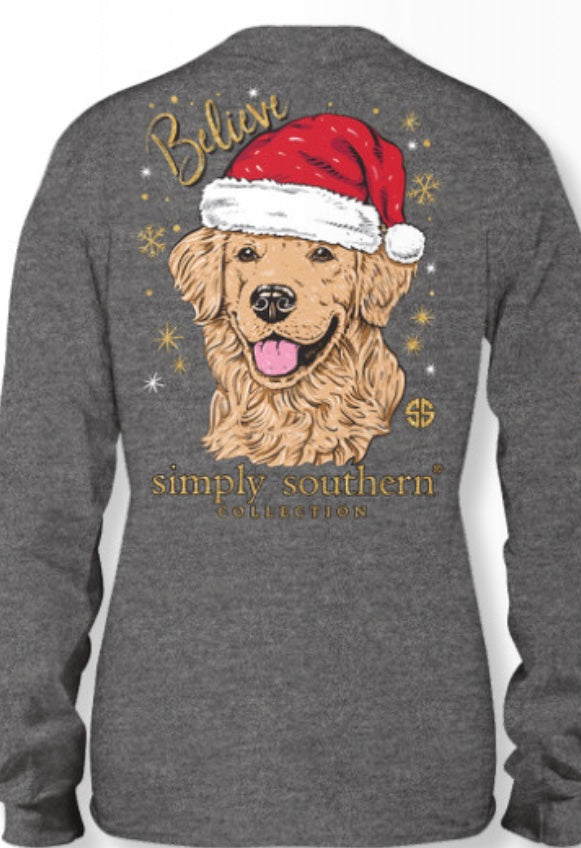 CHRISTMAS-LONG SLEEVE BELIEVE