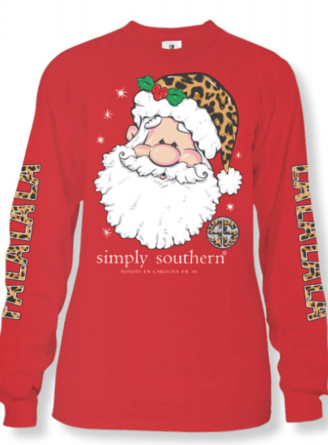 CHRISTMAS-SANTA LONG SLEEVE TEE
