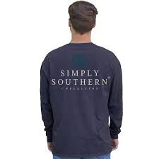 SIMPLY SOUTHERN MENS LOGO RAVEN