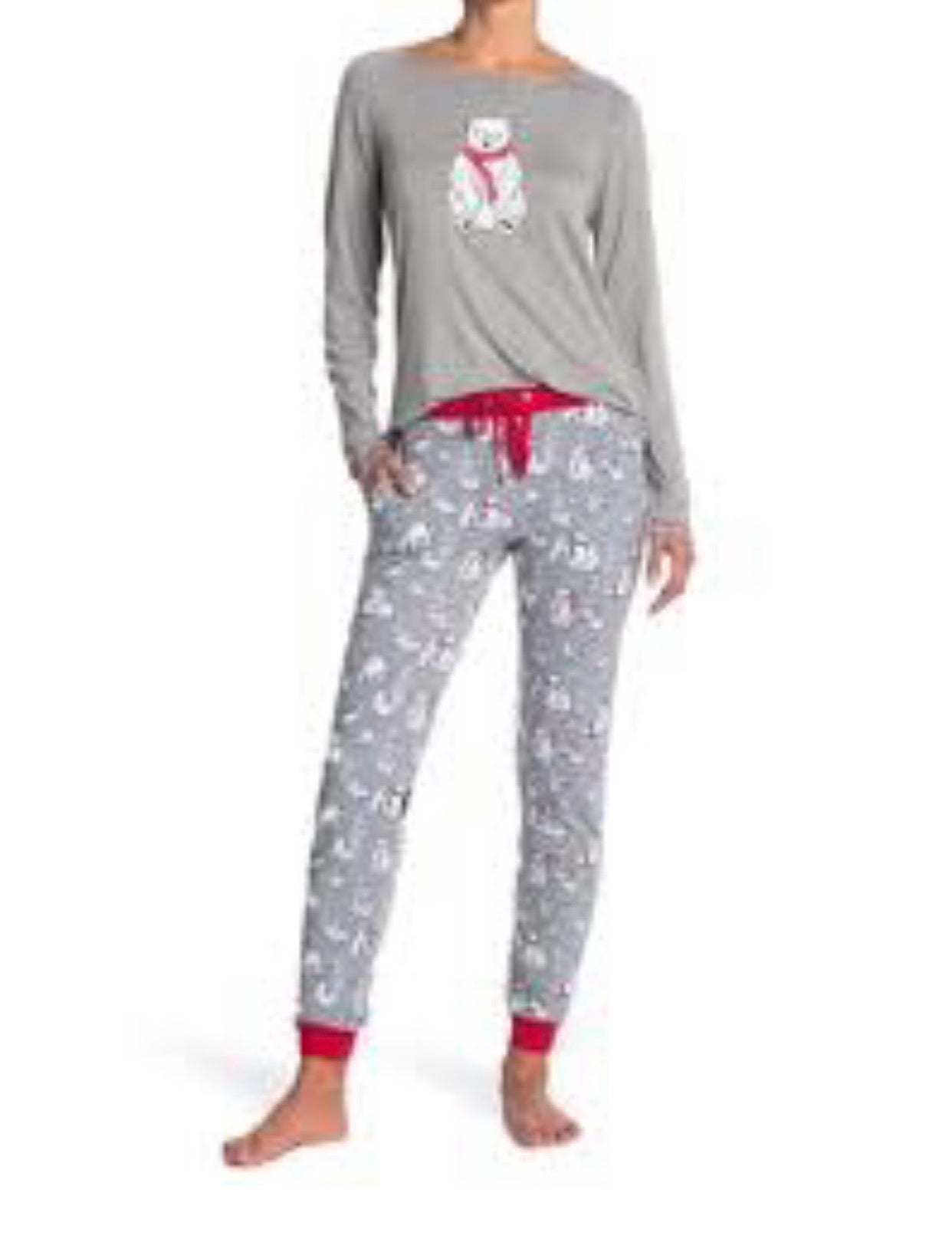 PAJAMA SET- BEARY MERRY XSMALL