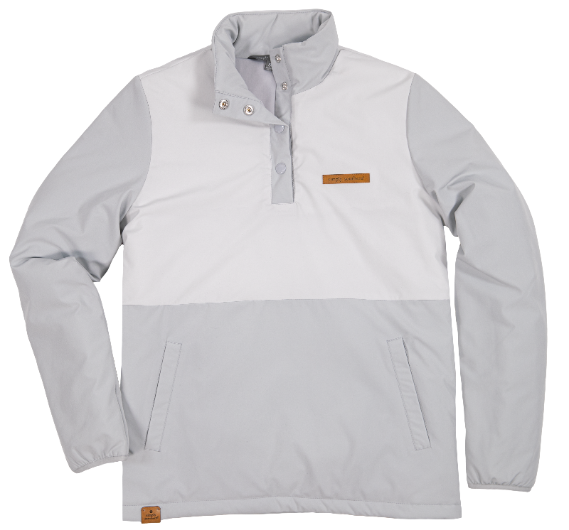 QUARTER SNAP PULLOVER GRAY