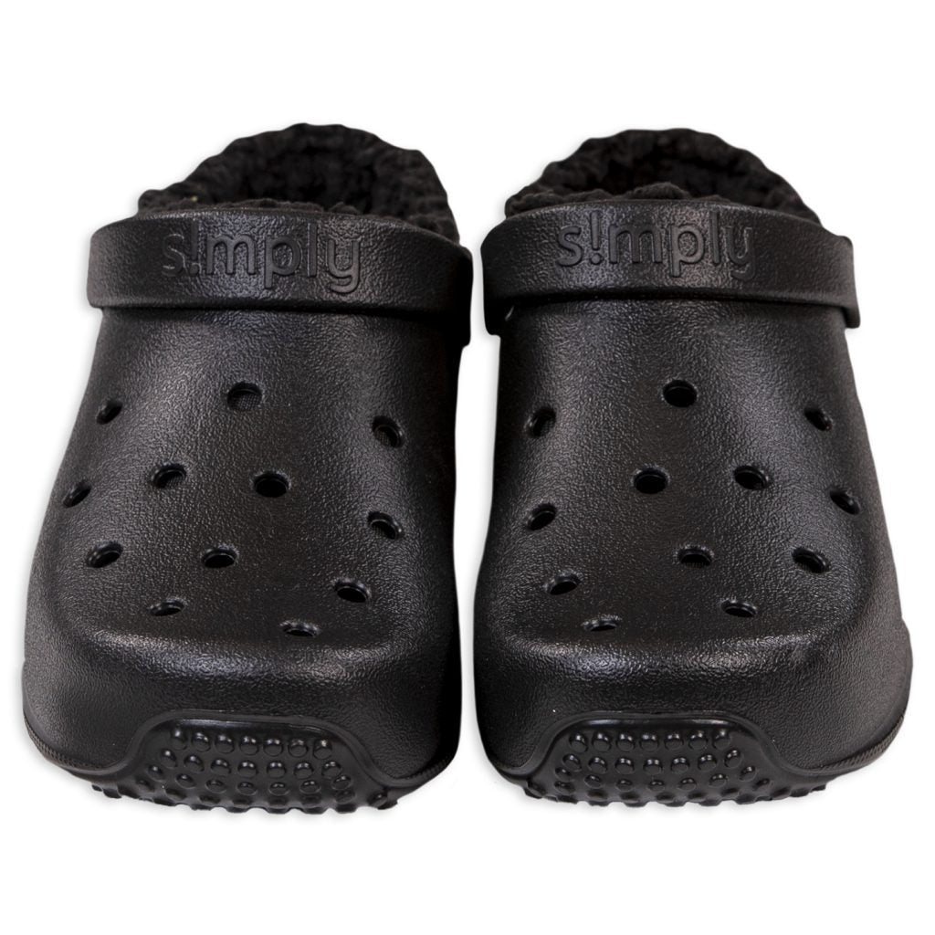 SIMPLY CLOG FLEECE BLACK