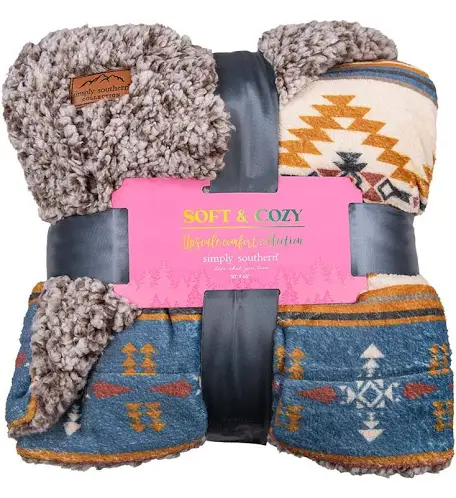 SIMPLY SOFT 50X60 BLANKET TRIBE