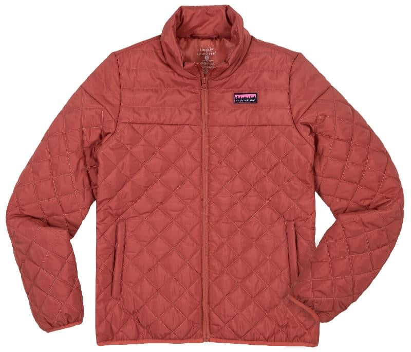 SIMPLY SOUTHERN WARM JACKET BRICK