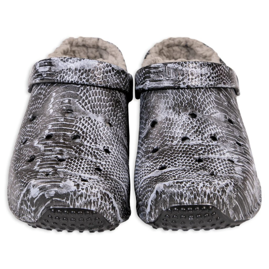 SIMPLY CLOGS FLEECE SNAKE