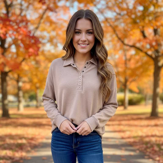 Tan Sweater Pullover