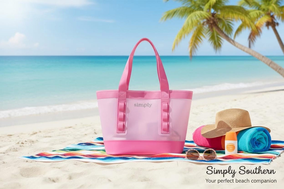 Simply Southern Tough Tote Pink