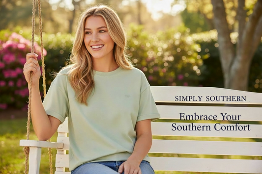 Simply Southern Knot Tee Sage
