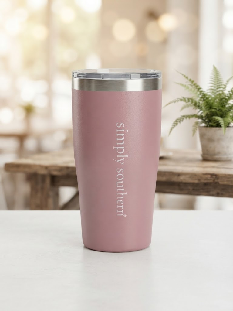 Simply Southern Tumbler 20oz Mauve