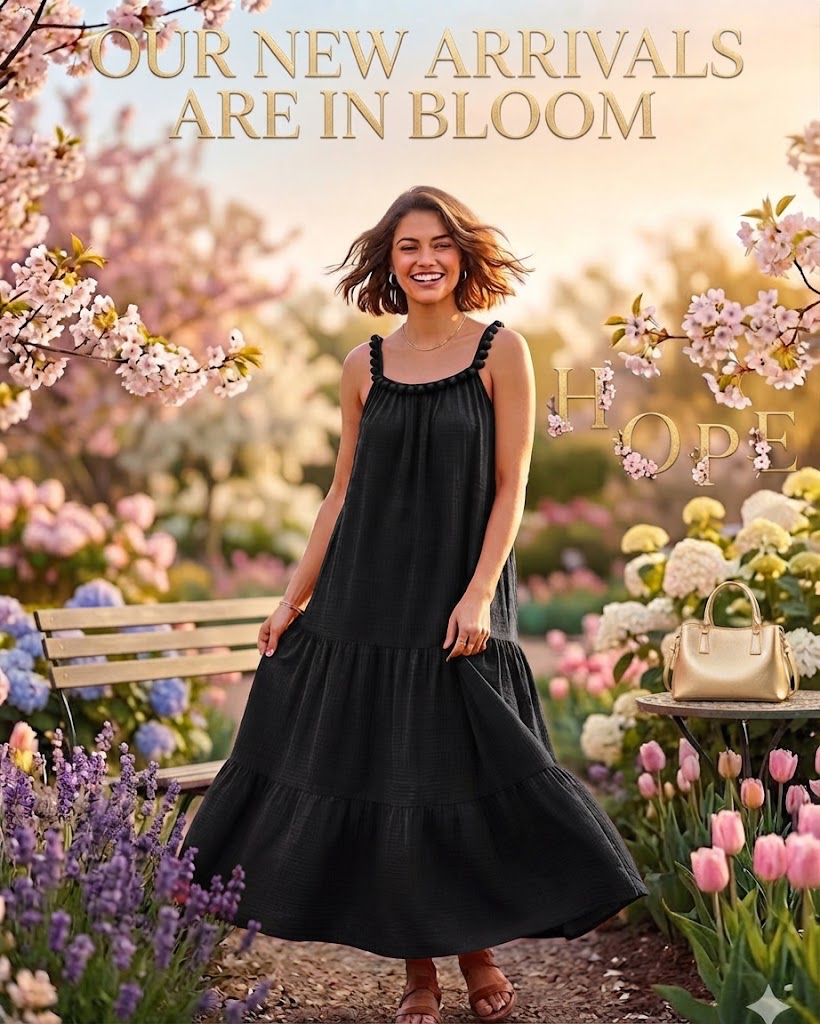 She+Sky Black Dress