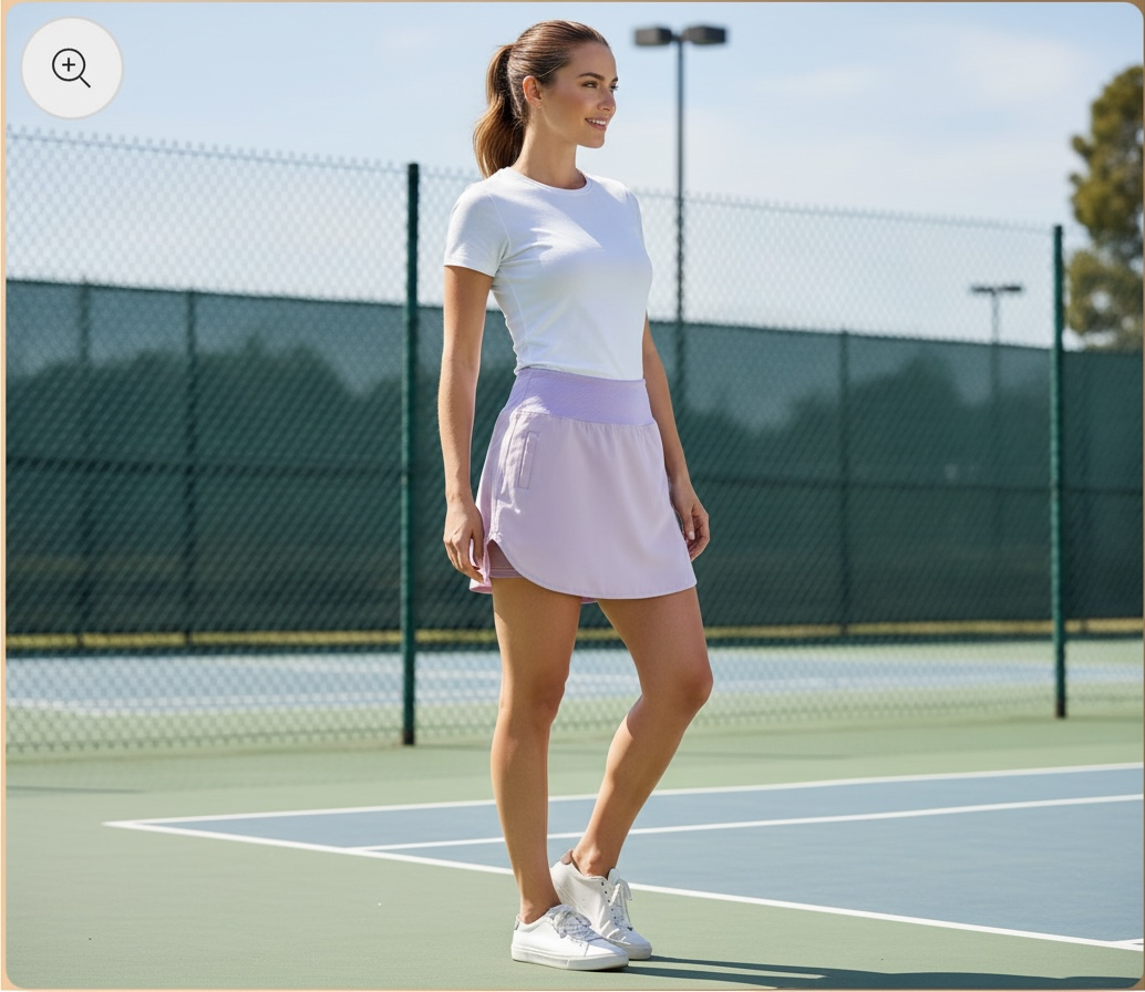 ATHLETIC SKORT- LILAC