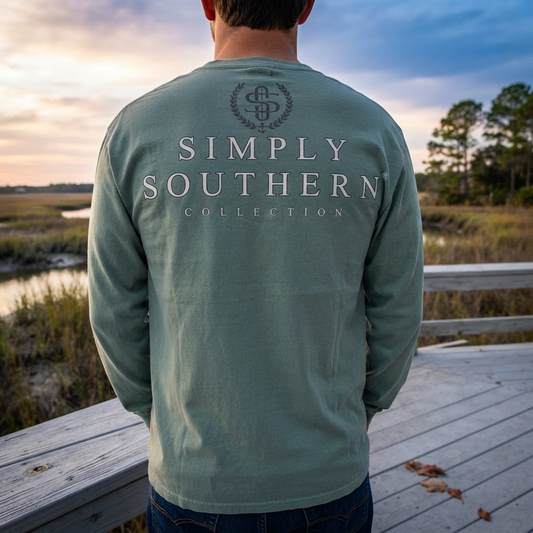 SIMPLY SOUTHERN MENS LOGO STORM