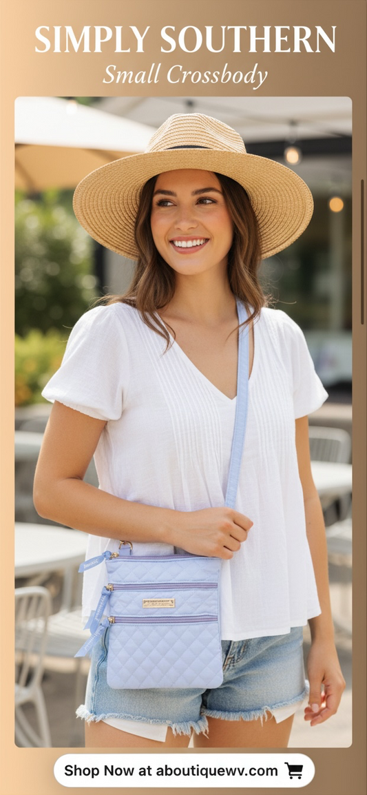 SIMPLY SOUTHERN MINI CROSS BODY-IRIS