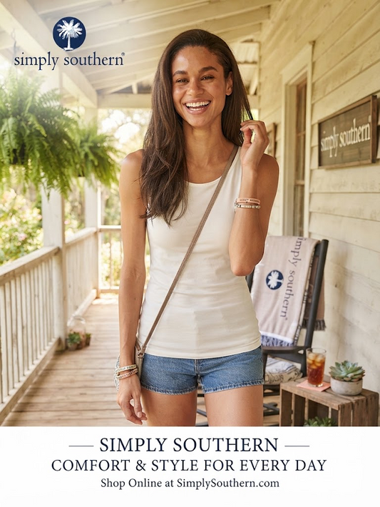 SIMPLY SOUTHERN DBLYR TANK PEARL