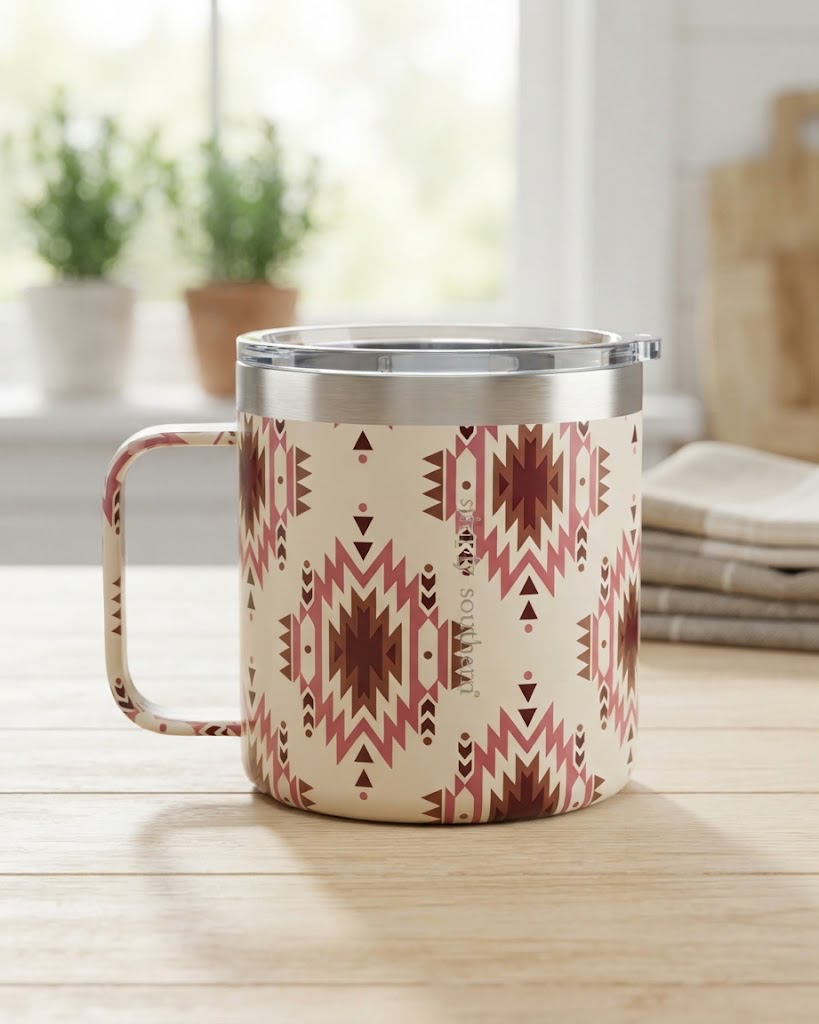 Simply Southern Tumbler Mug Aztec