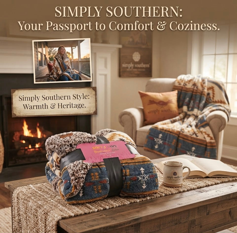 SIMPLY SOFT 50X60 BLANKET TRIBE