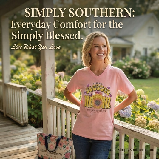 SIMPLY SOUTHERN VNECK-MOM