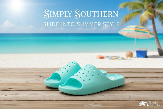 SIMPLY SOUTHERN SLIDES AQUA