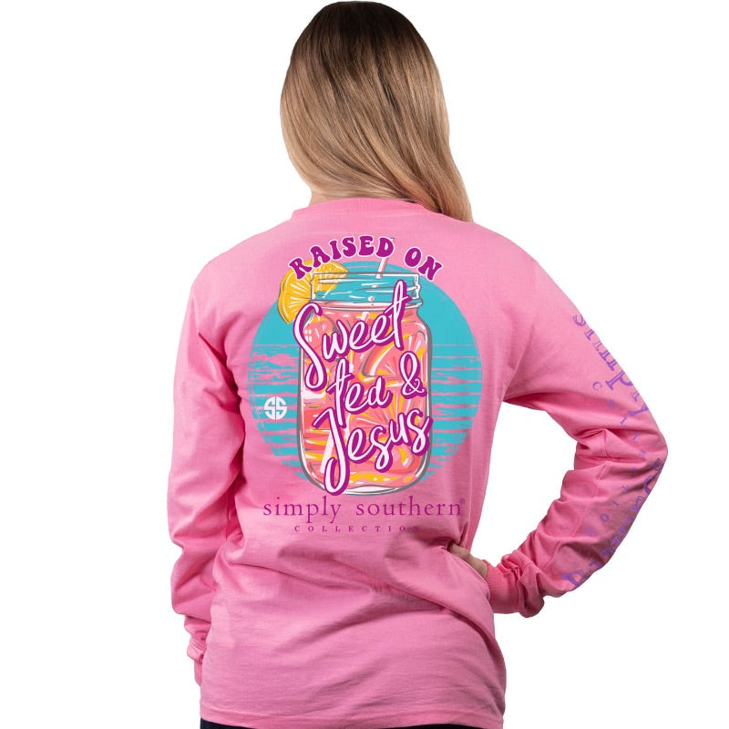 RAISED ON SWEET TEA & JESUS LONG SLEEVE