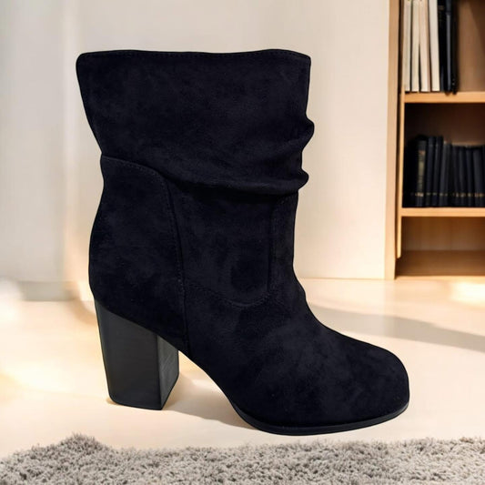 Corkys Black Faux Suede Last Call