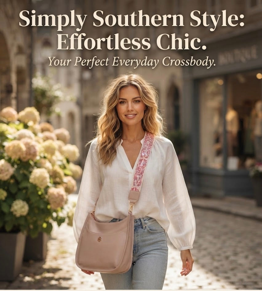 SIMPLY SOUTHERN SATCHEL ALMOND