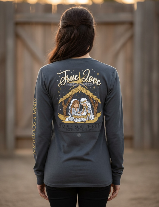 CHRISTMAS-TRUE LOVE WAS BORN IN A BARN
