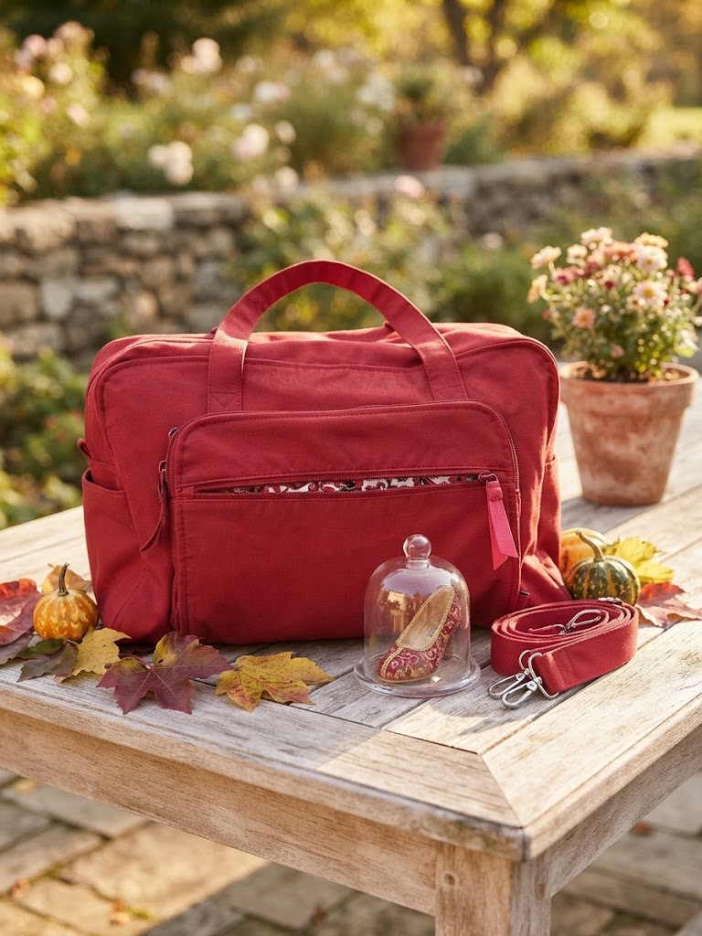 Vera Bradley Weekender Travel Bag Classic Red