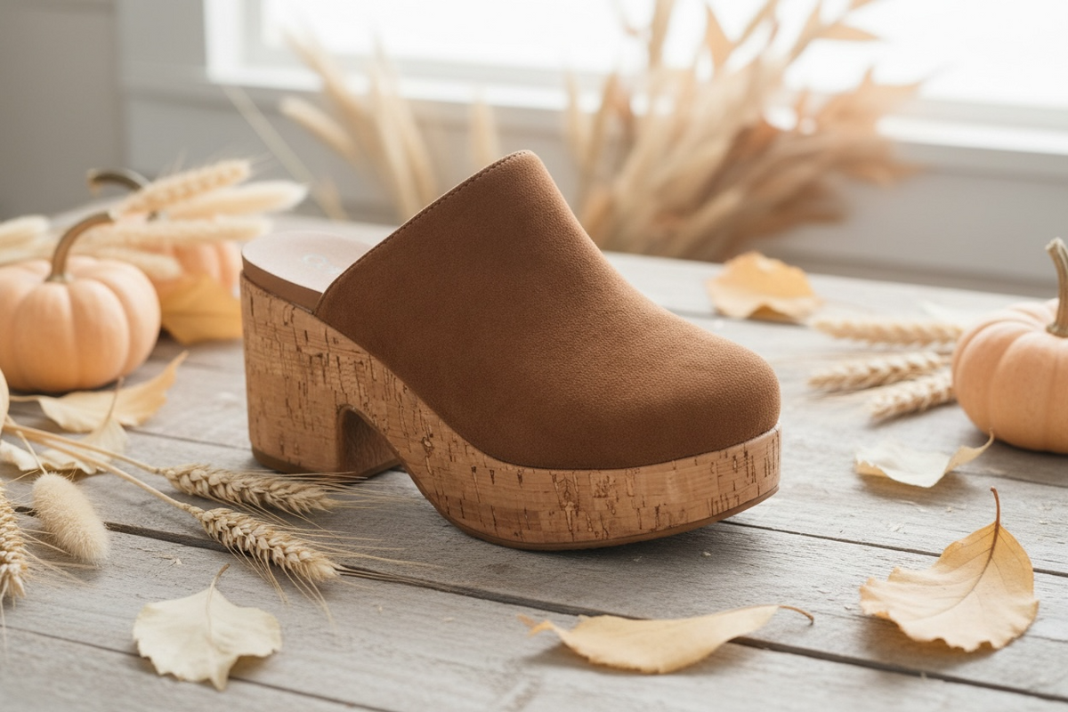 Corkys Watch Your Back Tobacco Faux Suede