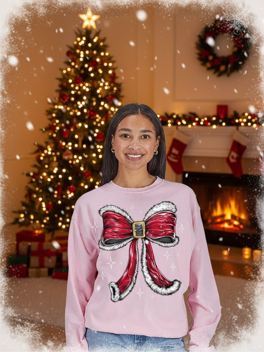 Simply Southern Christmas Crew Santa Bow
