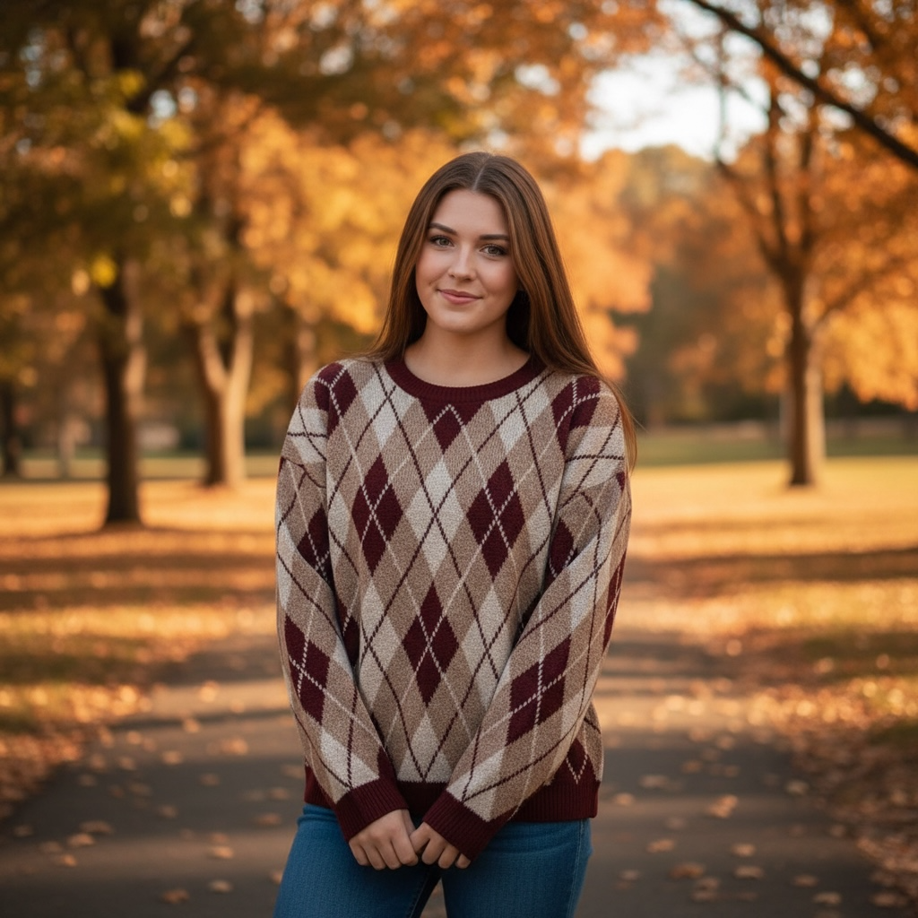 Maroon Argile Sweater