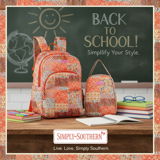 Simply Southern Quilt Floral Backpack