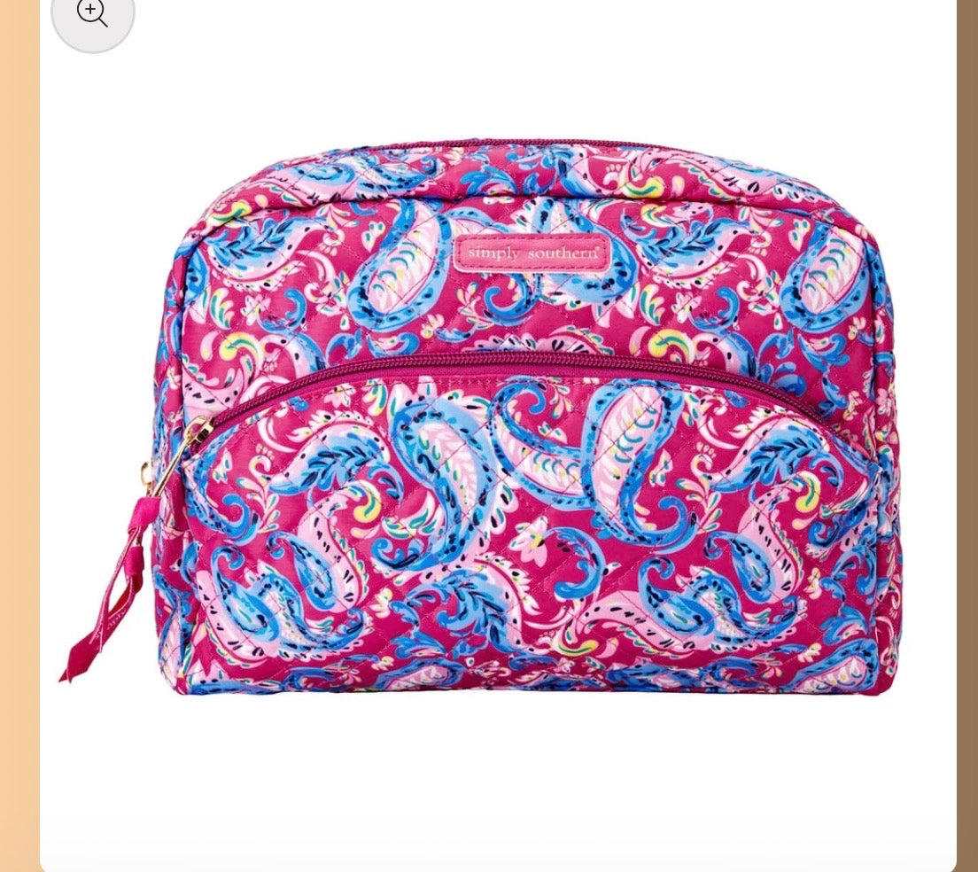 QUILTED POUCH PAISLEY