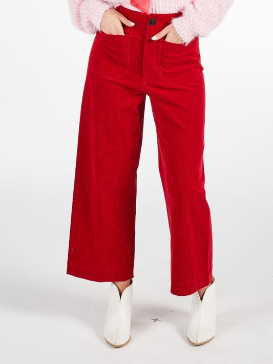 Simply Southern Corduroy Pants Red