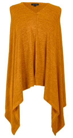 Simply Soft V-Neck Knit Poncho